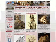 Tablet Screenshot of muzeum-mb.cz